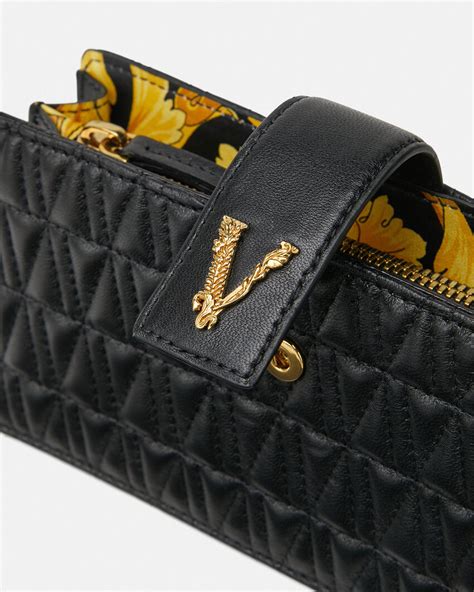 versace clutch black|Versace clutch sale.